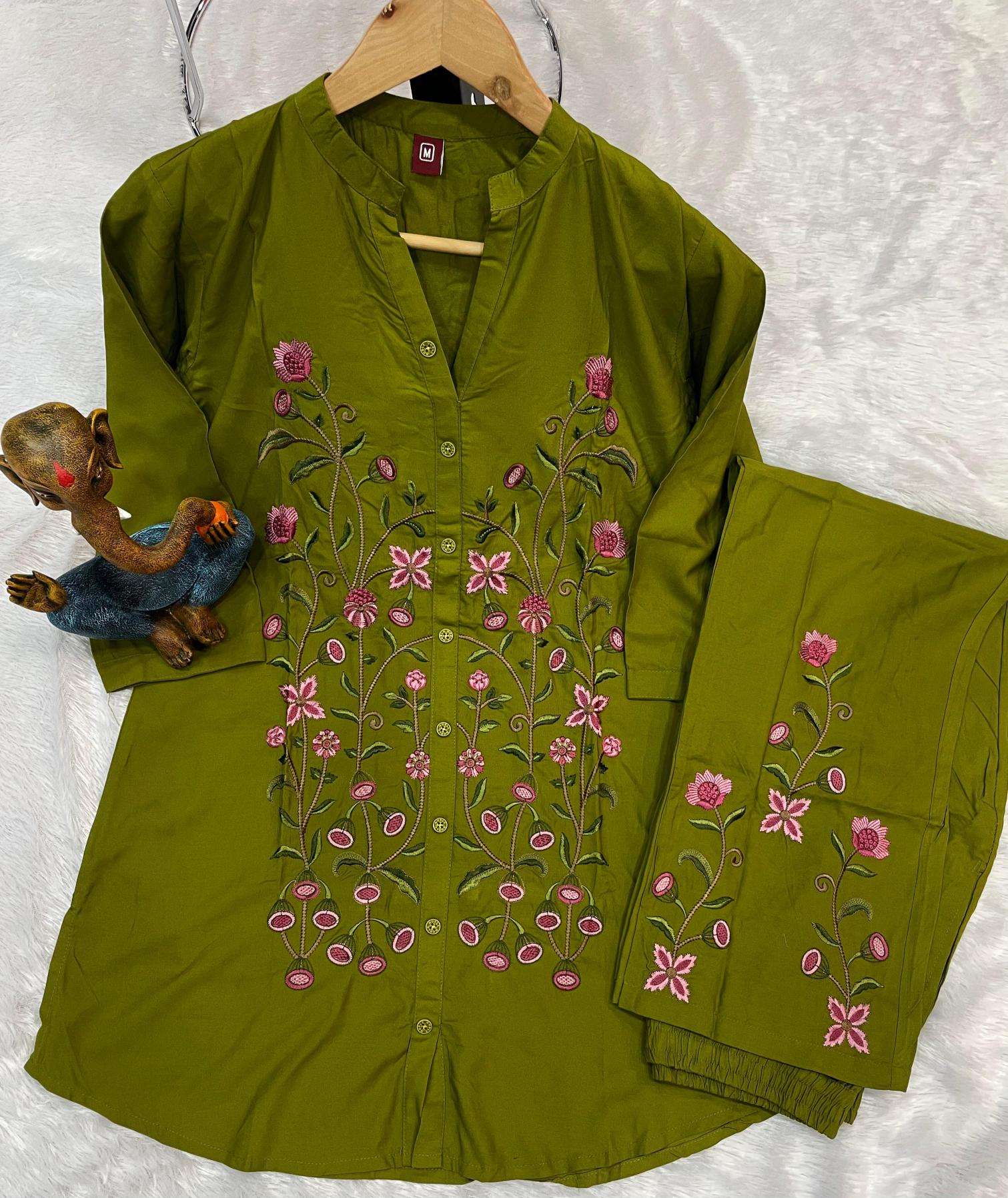Diva 127 rayon coord set ladies kurti wholesale market in kolkata