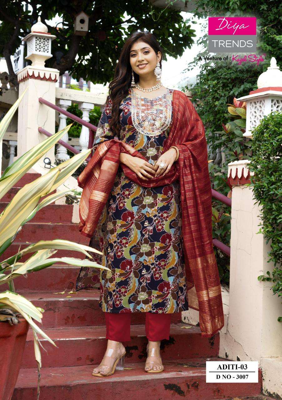 Diya trends aditi vol 3 wholesale kurti market in burrabazar kolkata with price