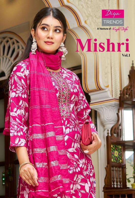Diya trends mishri vol.1 wholesale kurti sets in hyderabad