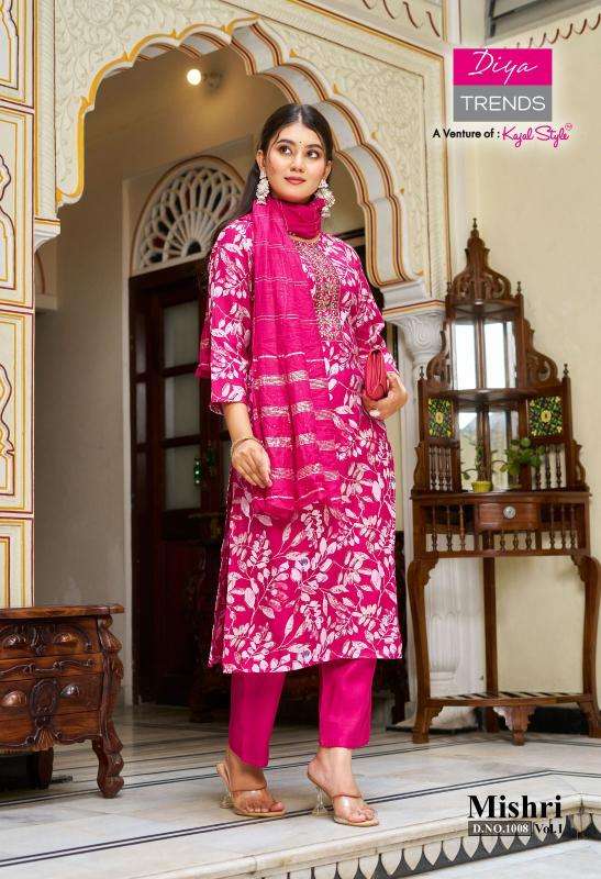 Diya trends mishri vol.1 wholesale kurti sets in hyderabad