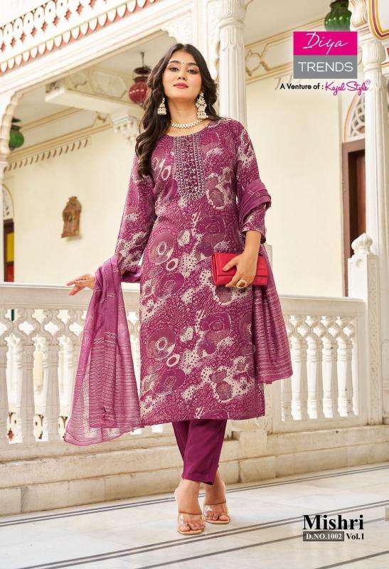 Diya trends mishri vol.1 wholesale kurti sets in hyderabad