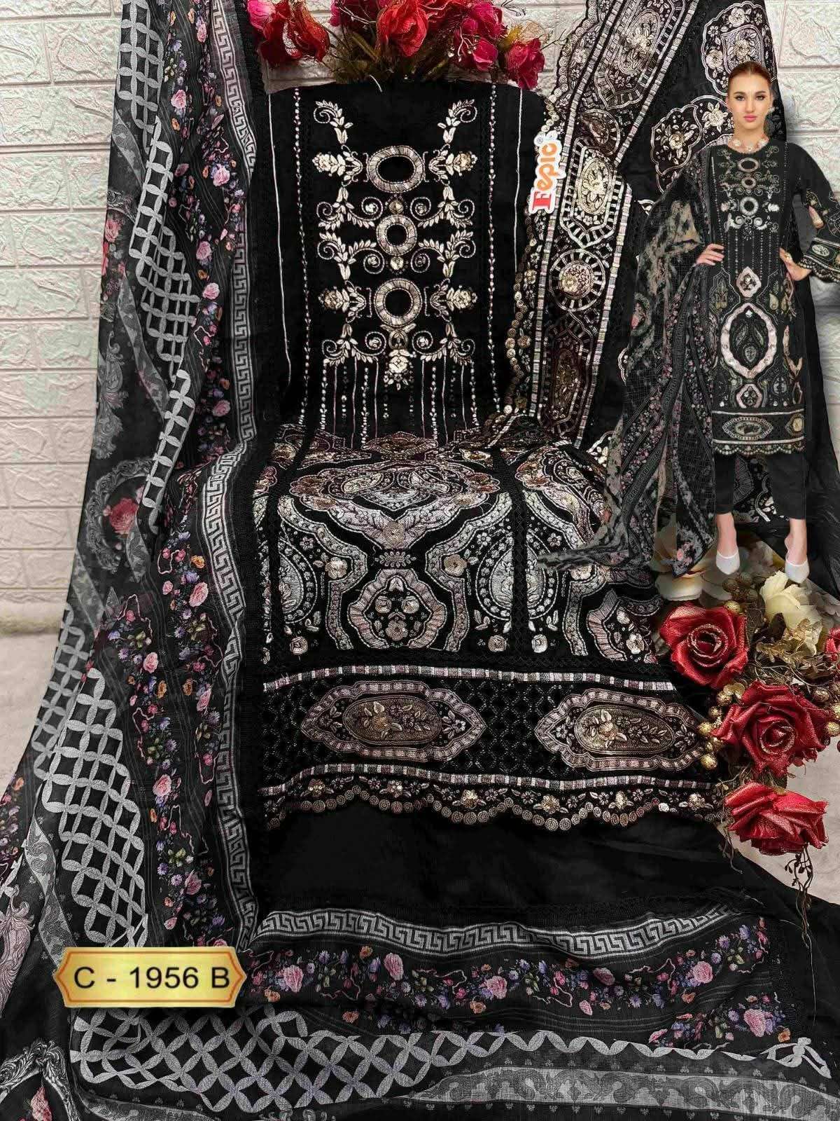 Fepic rosemeen pakistani suit manufacturer in mumbai