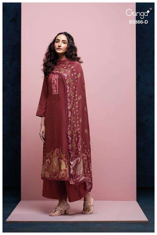 Ganga chiara 3866 dress material wholesale market in kolkata