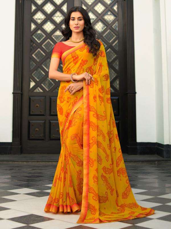 GC georgette printed wholesale saree market in hyderabad