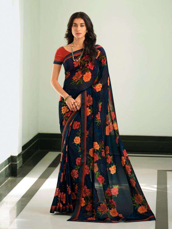 GC georgette printed wholesale saree market in hyderabad