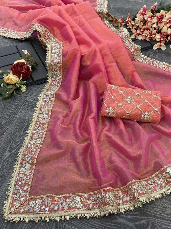 GC twill tissue famous wholesale saree manufacturers in india