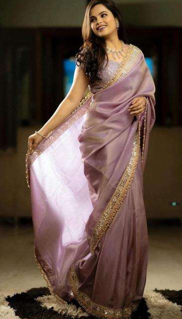 GC twill tissue famous wholesale saree manufacturers in india