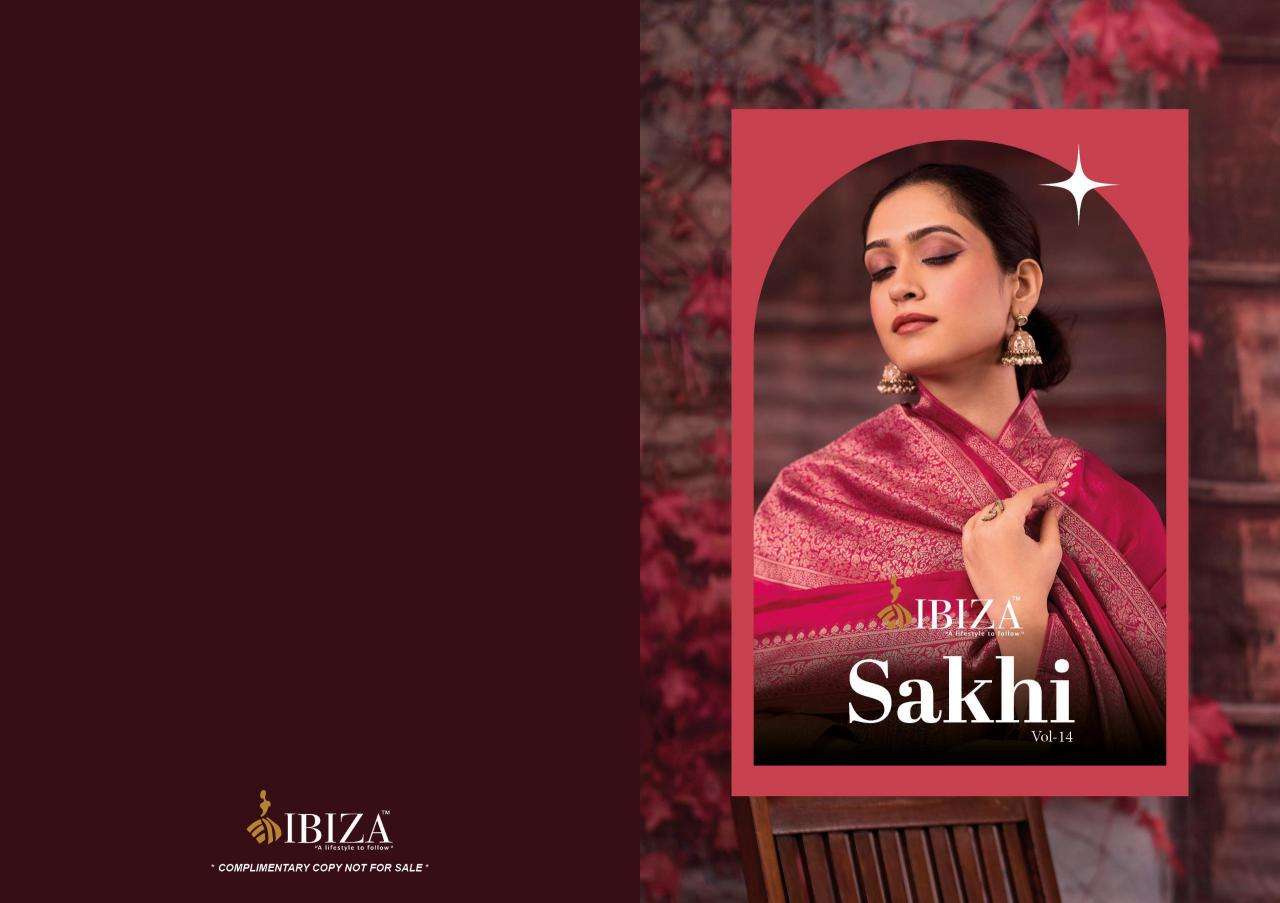 Ibiza sakhi vol 14 wholesale dress material surat gujarat