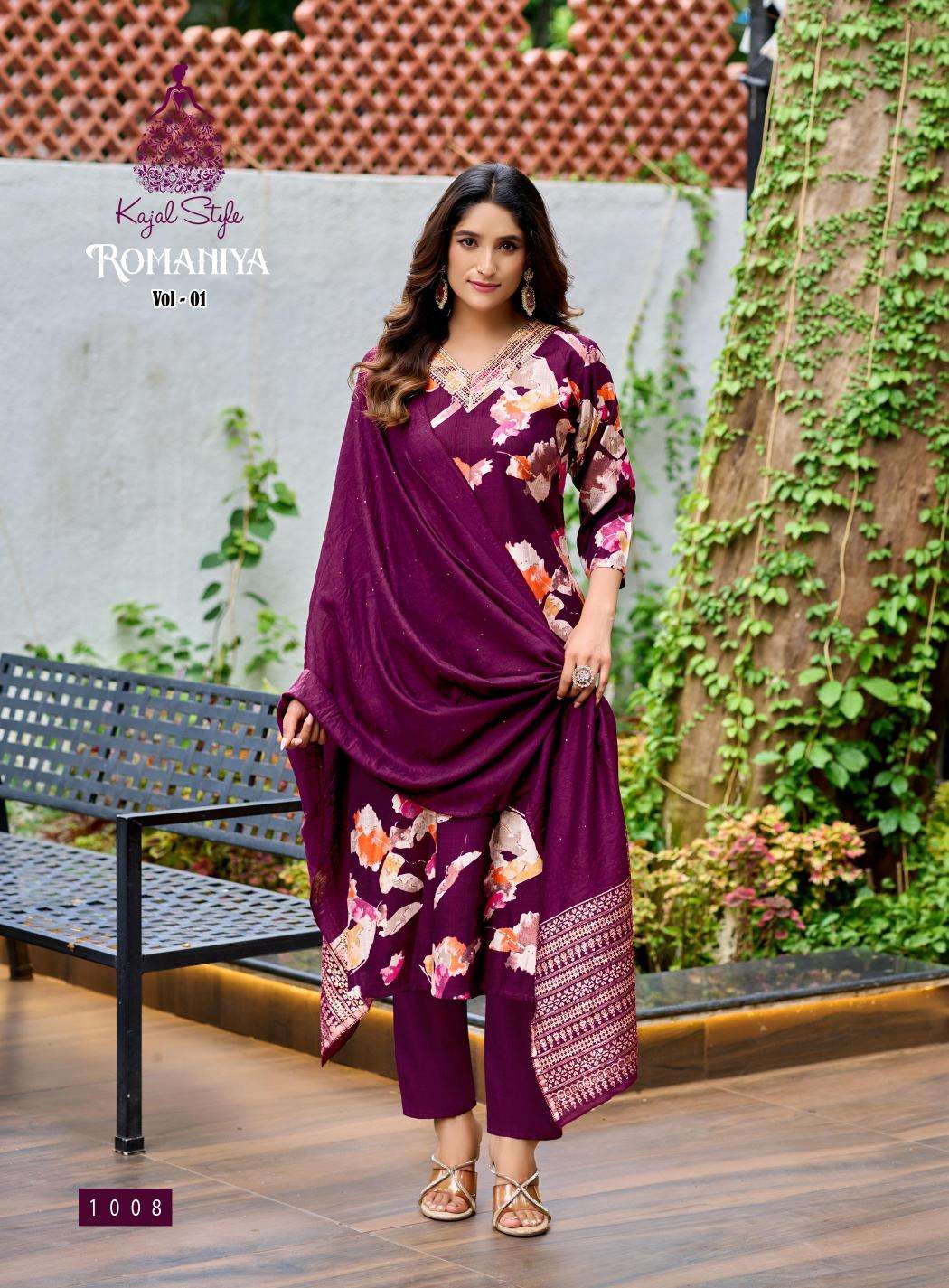 Kajal style romaniya vol.1 kurti wholesale suppliers in delhi