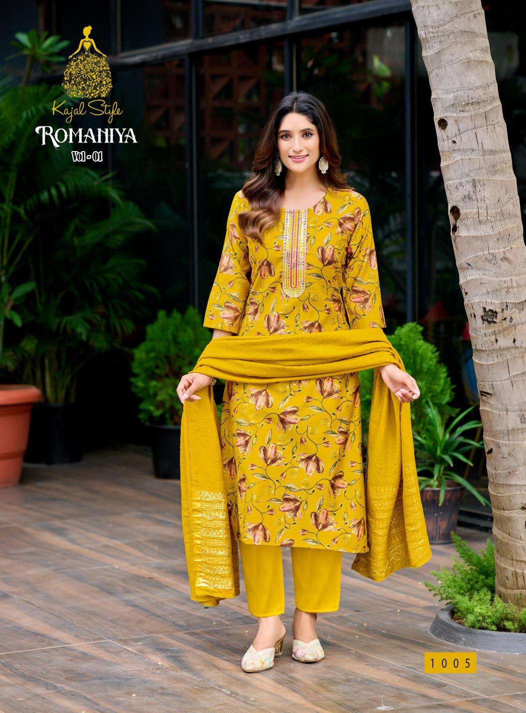 Kajal style romaniya vol.1 kurti wholesale suppliers in delhi