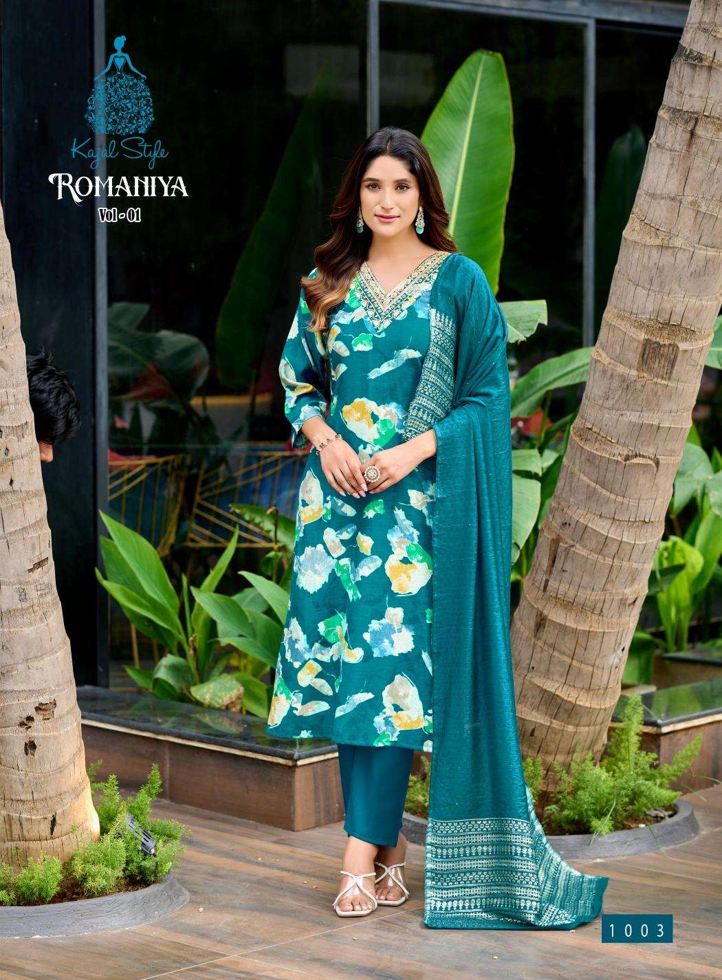 Kajal style romaniya vol.1 kurti wholesale suppliers in delhi