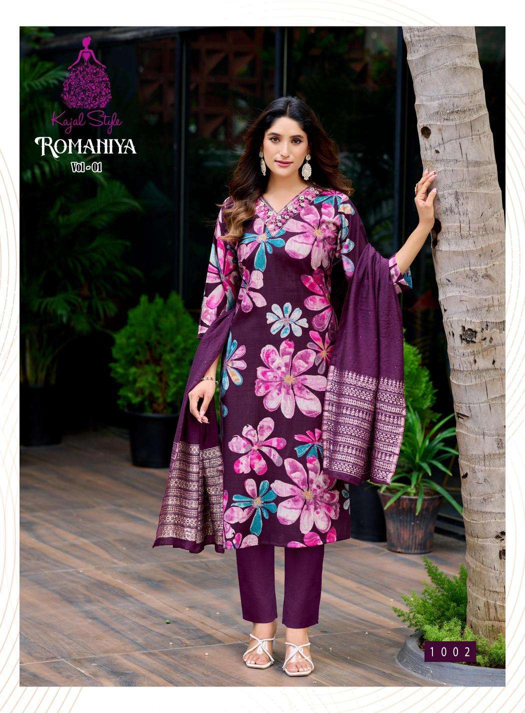 Kajal style romaniya vol.1 kurti wholesale suppliers in delhi