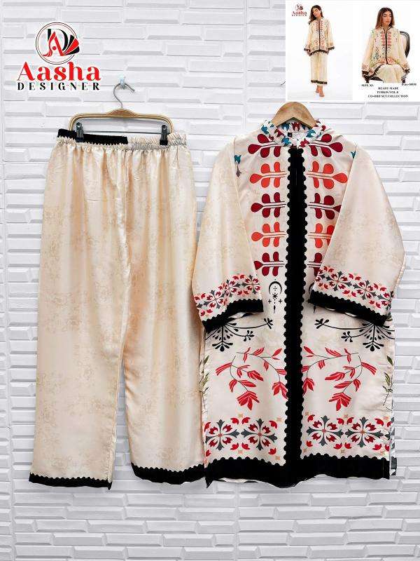 Karma aasha turkis vol 8 coord set Best Kurti wholesaler in Gujarat