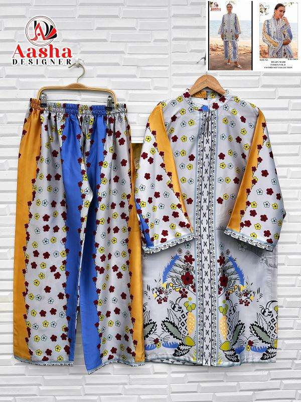 Karma aasha turkis vol 8 coord set Best Kurti wholesaler in Gujarat