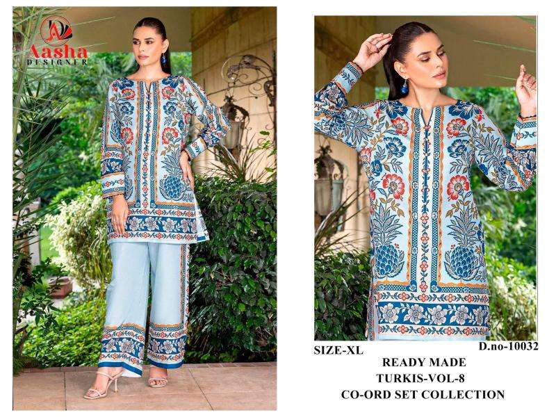 Karma aasha turkis vol 8 coord set Best Kurti wholesaler in Gujarat