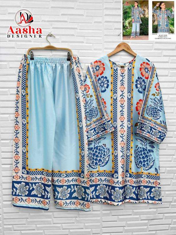 Karma aasha turkis vol 8 coord set Best Kurti wholesaler in Gujarat