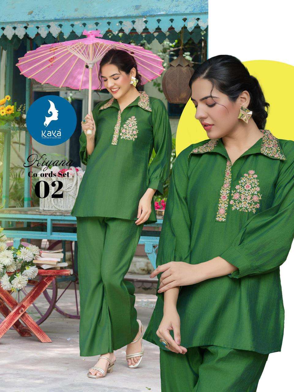 Kaya kiyana coord set wholesale kurti market in kolkata