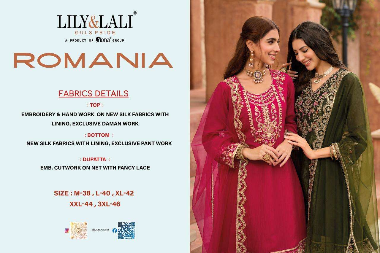 Lily & lali romania wholesale kurti dealer in surat