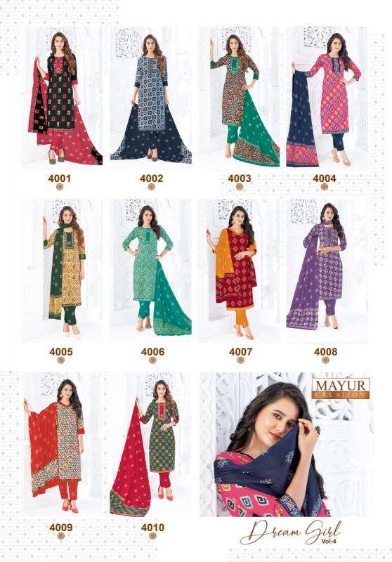 Mayur dream girl vol-4 kurti wholesale suppliers in india