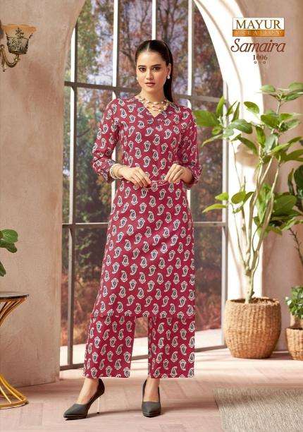 Mayur samaira vol-1 wholesale kurti shop in mumbai