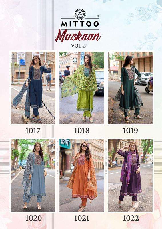 Mittoo muskaan vol 2 wholesale kurti manufacturers in ahmedabad with price list