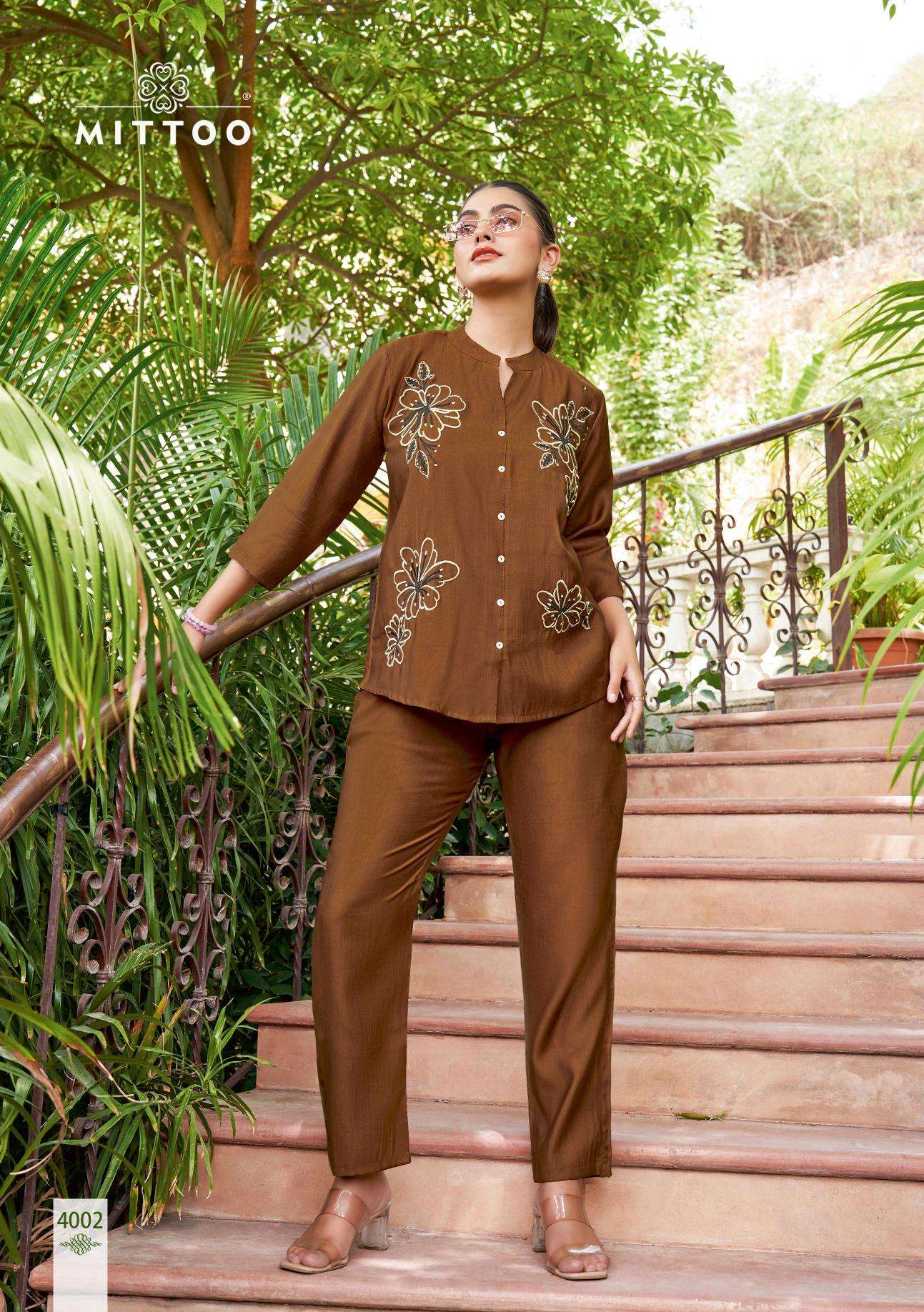 Mittoo pranjal coord set wholesale kurti shop in ahmedabad