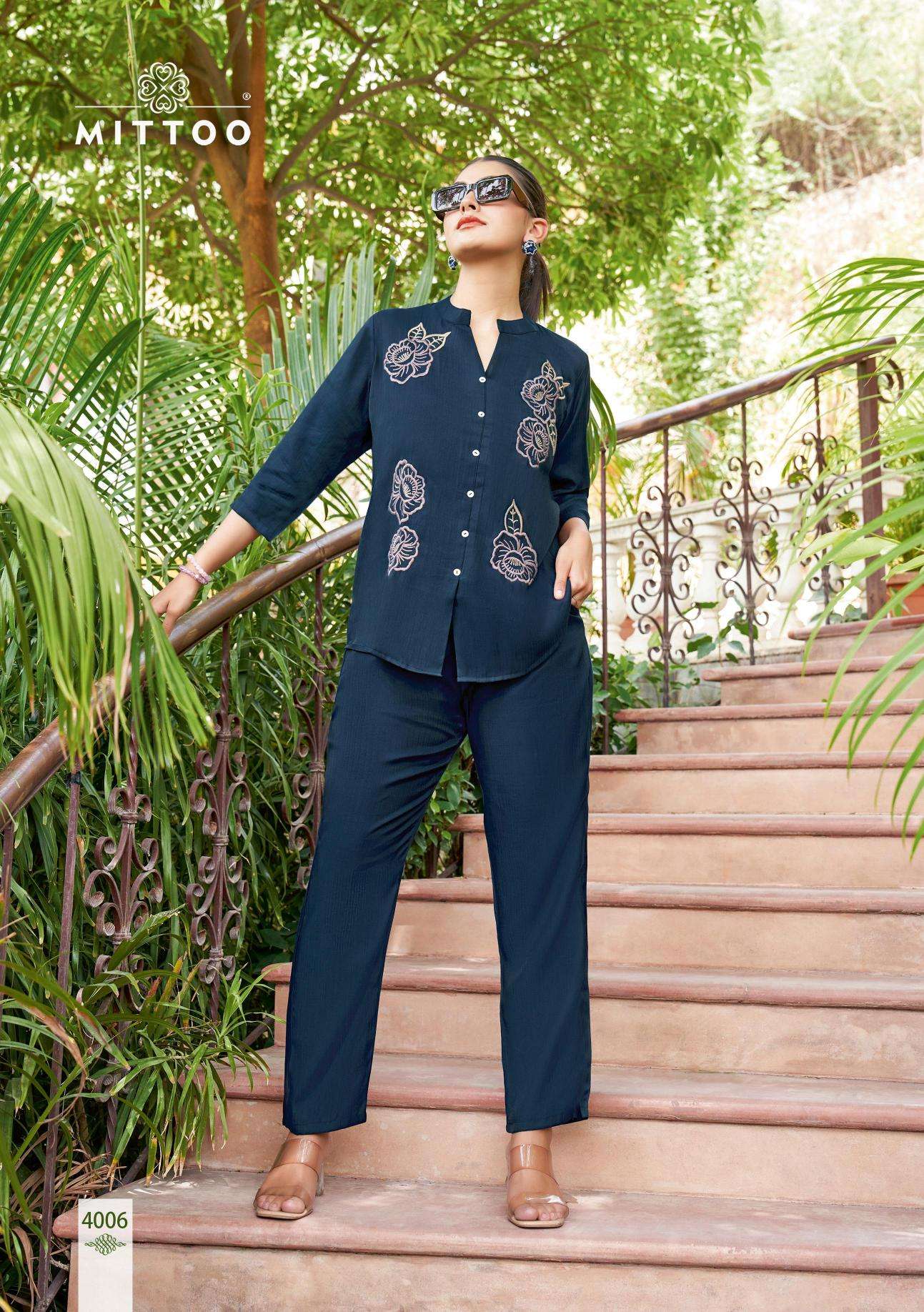 Mittoo pranjal coord set wholesale kurti shop in ahmedabad