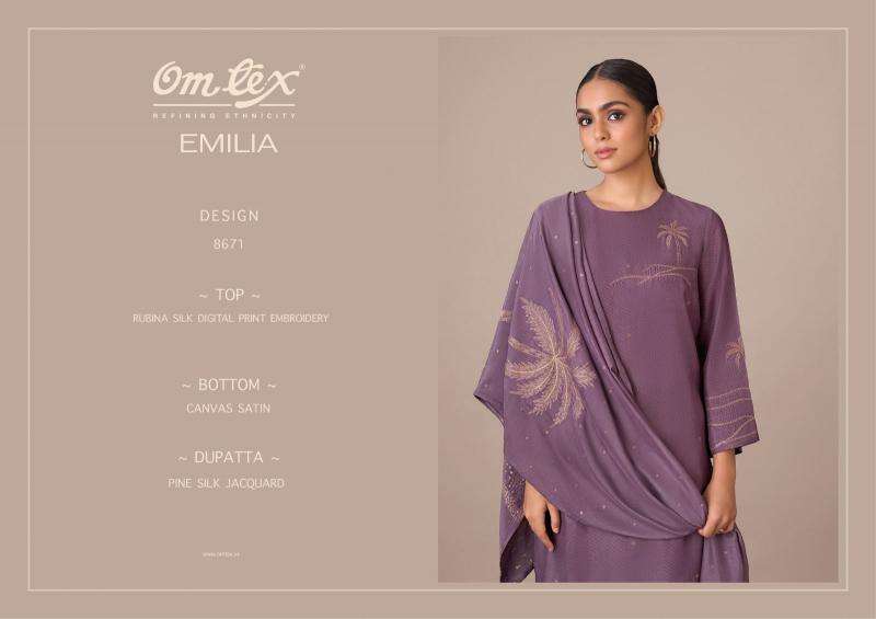 Omtex emilia Wholesale dress material shops in surat