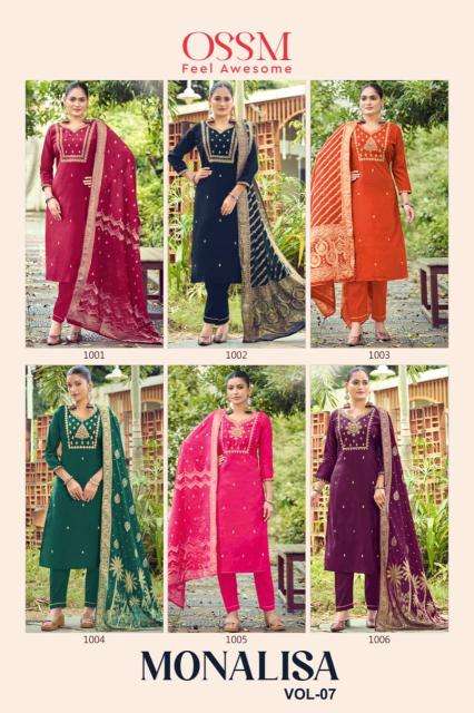 Ossm monalisa vol 7 best wholesale kurti market in ahmedabad