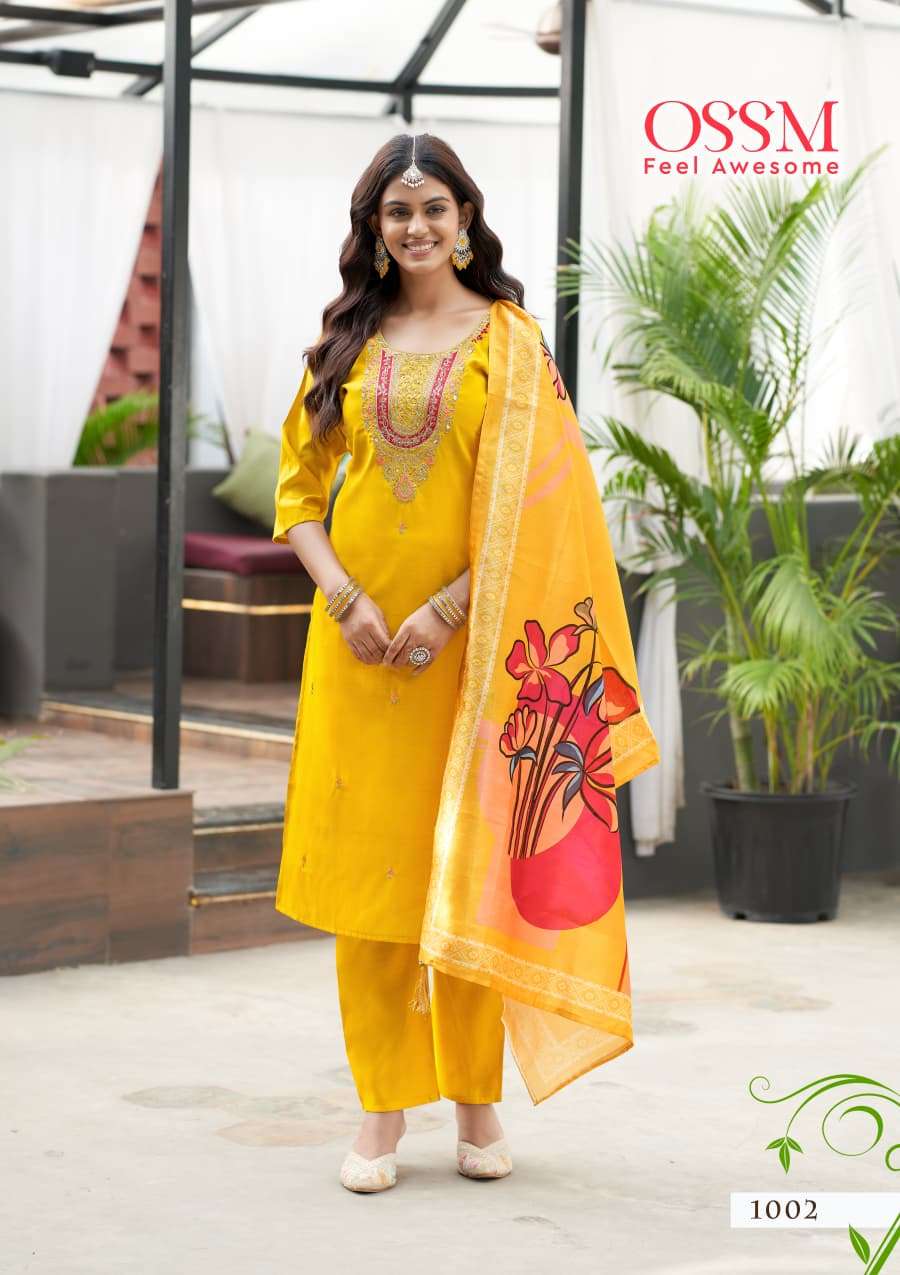 Ossm saanchi kurti pant dupatta wholesaler in chennai