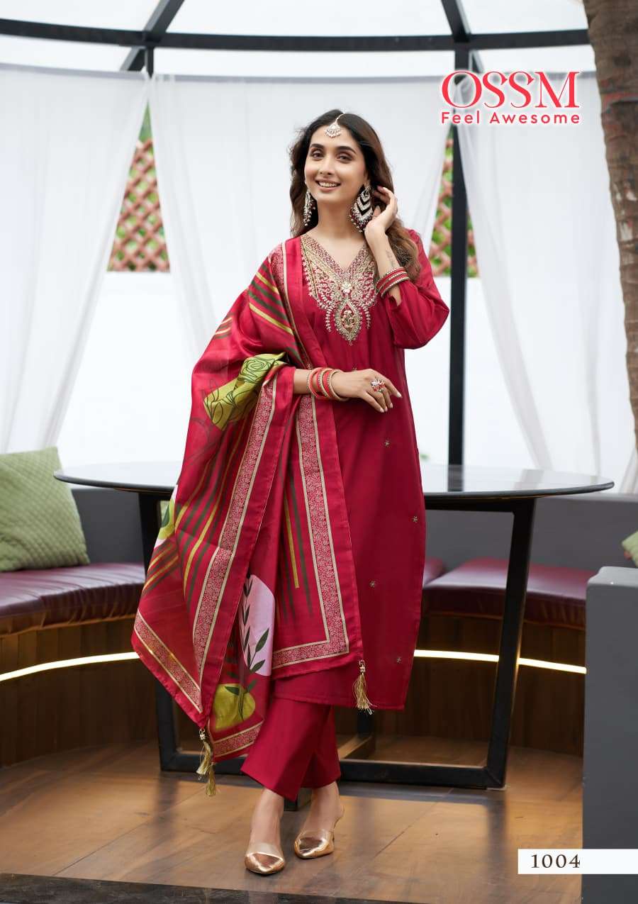 Ossm saanchi kurti pant dupatta wholesaler in chennai