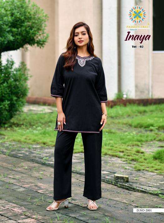 Passion tree inaya vol 2 coord set kurti wholesale market delhi