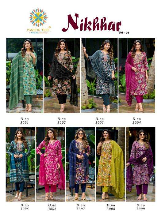 Passion tree nikhaar vol 3 wholesale kurti in ahmedabad