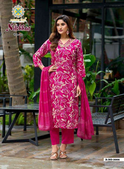 Passion tree nikhaar vol 3 wholesale kurti in ahmedabad