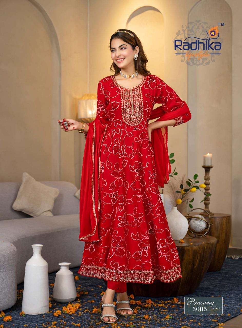 Radhika lifestyle prasang vol 3 wholesale kurti shop in ahmedabad