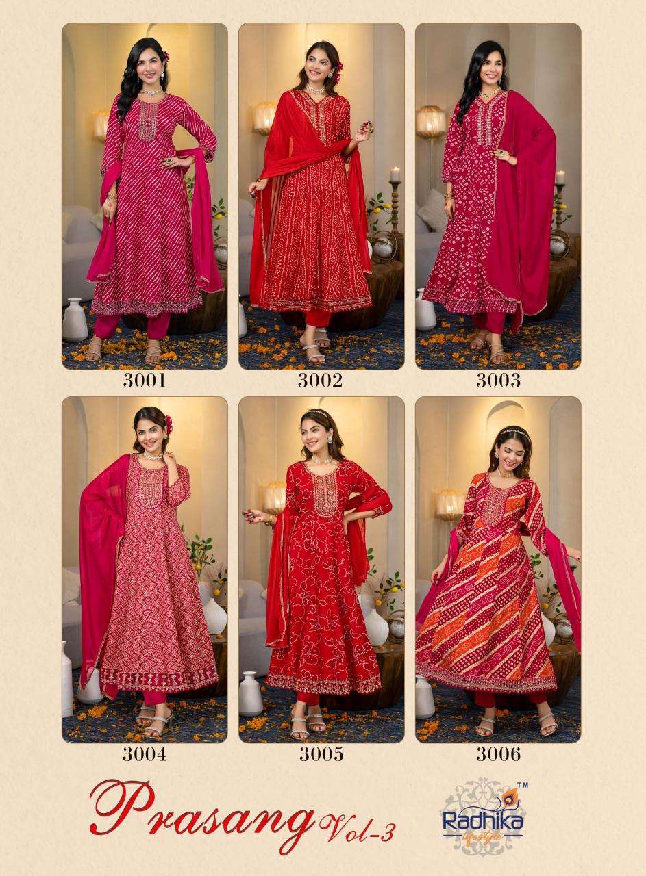 Radhika lifestyle prasang vol 3 wholesale kurti shop in ahmedabad