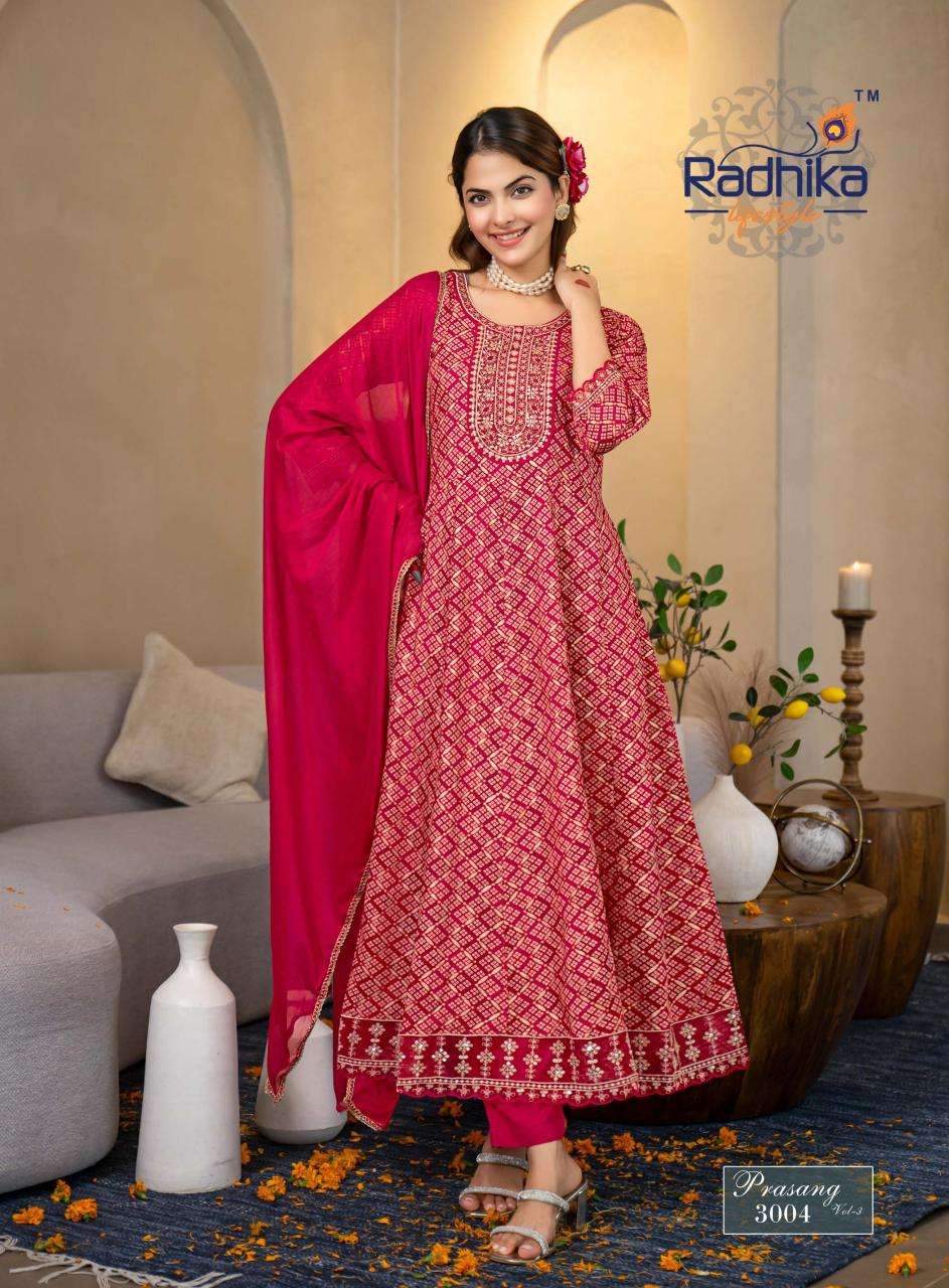 Radhika lifestyle prasang vol 3 wholesale kurti shop in ahmedabad