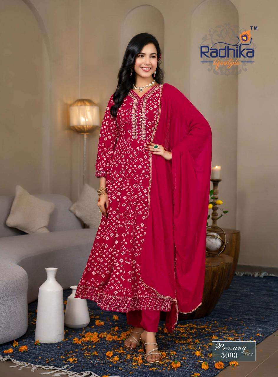Radhika lifestyle prasang vol 3 wholesale kurti shop in ahmedabad