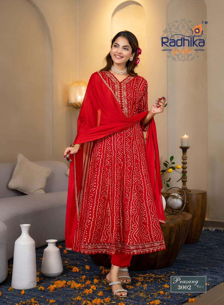 Radhika lifestyle prasang vol 3 wholesale kurti shop in ahmedabad