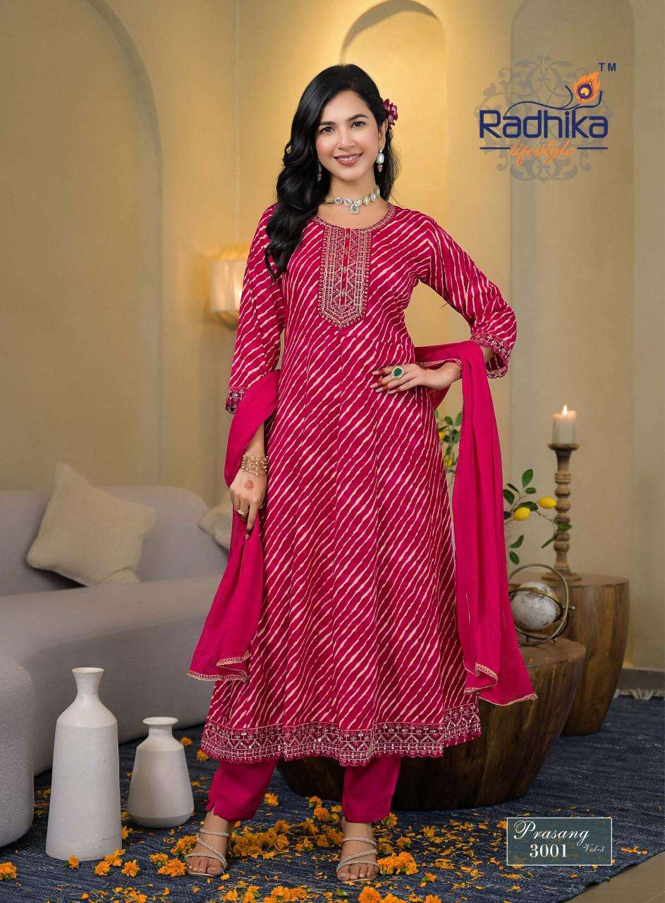 Radhika lifestyle prasang vol 3 wholesale kurti shop in ahmedabad