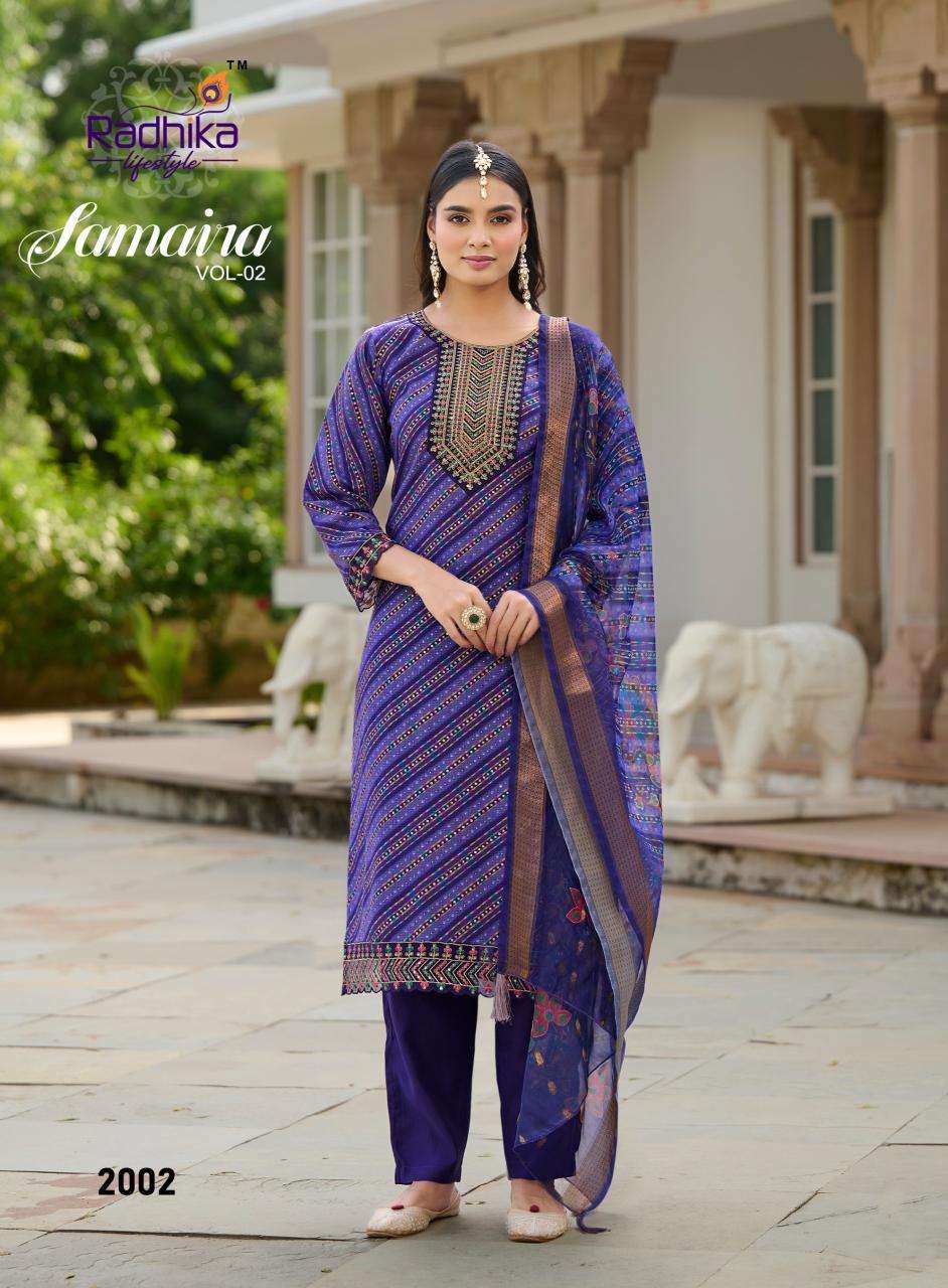 Radhika lifestyle samaira vol 2 kurti wholesale cloth market in ahmedabad
