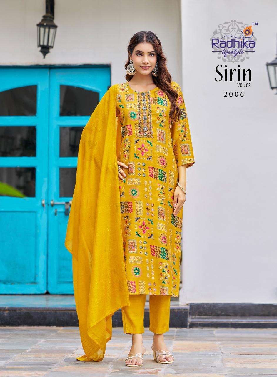 Radhika lifestyle sirin vol 2 wholesale kurti in india