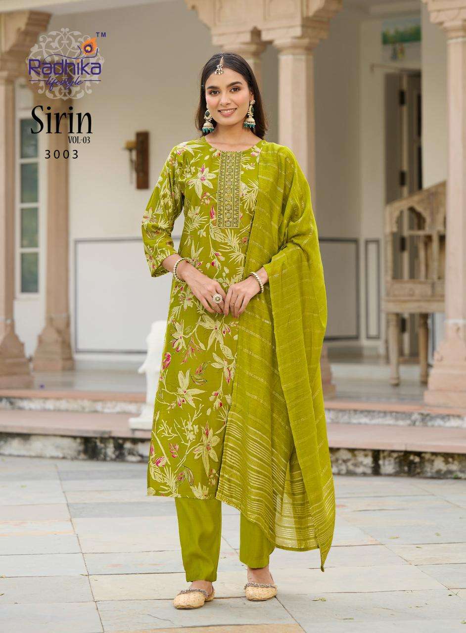 Radhika lifestyle sirin vol 3 kurti wholesale surat