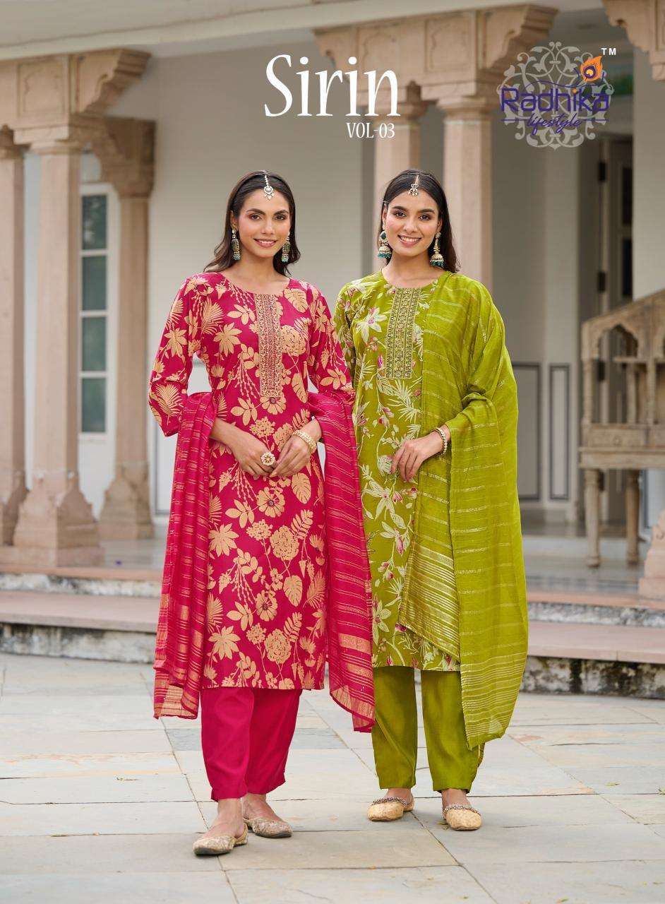 Radhika lifestyle sirin vol 3 kurti wholesale surat