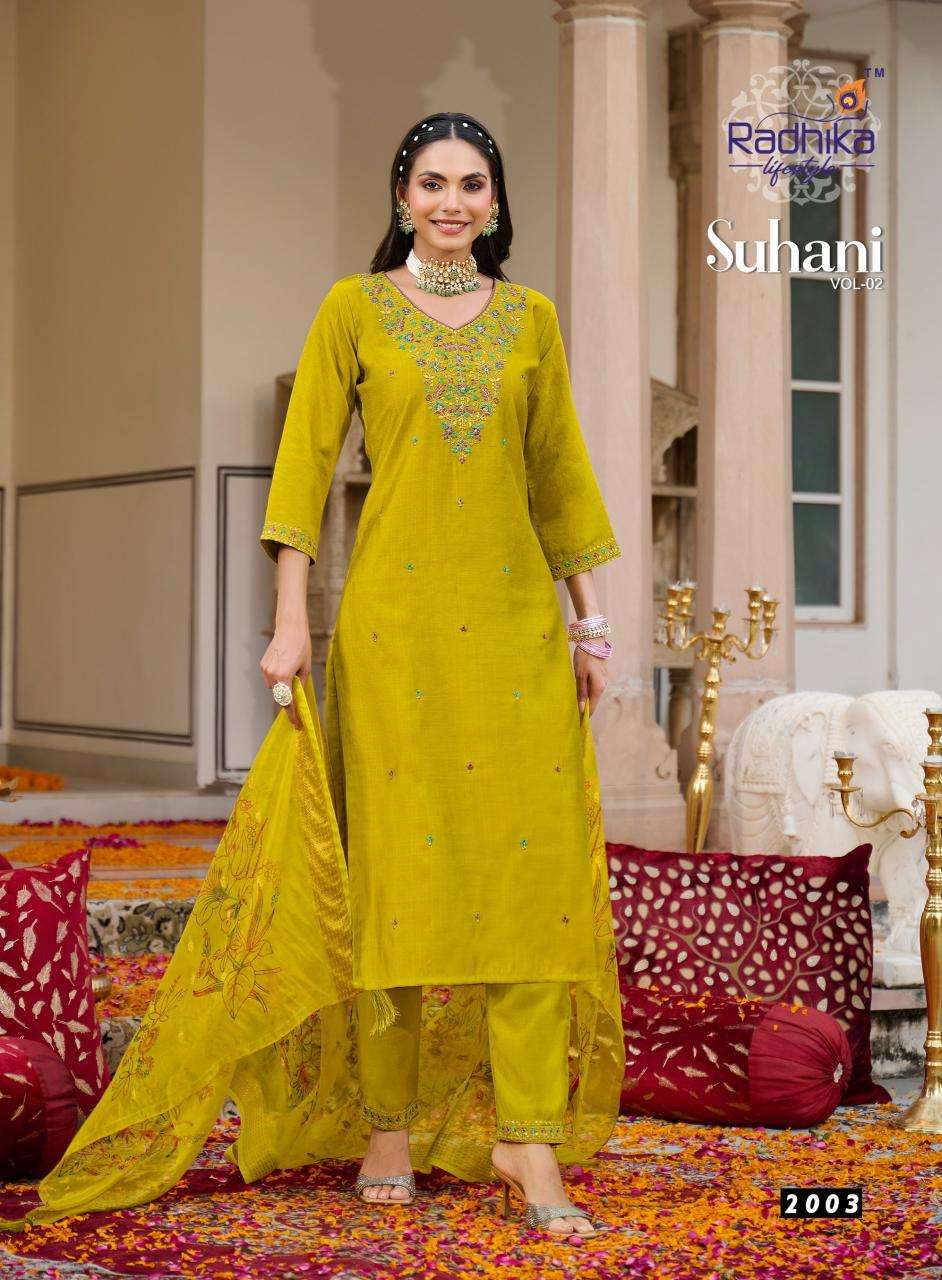 Radhika lifestyle suhani vol 2 ladies kurti wholesale market in kolkata