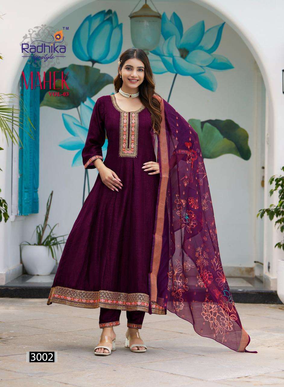 Radhika mahek vol 3 kurtis wholesale dealers in hyderabad