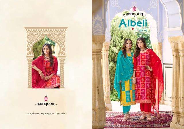 Rangoon albeli vol 2 wholesaler in delhi for kurtis