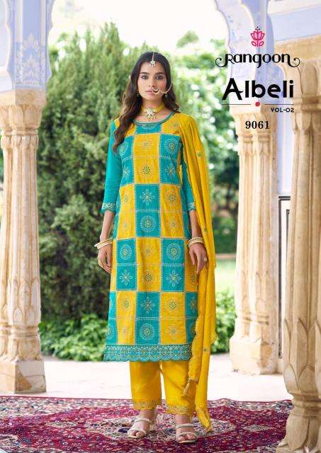 Rangoon albeli vol 2 wholesaler in delhi for kurtis