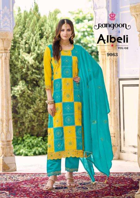 Rangoon albeli vol 2 wholesaler in delhi for kurtis