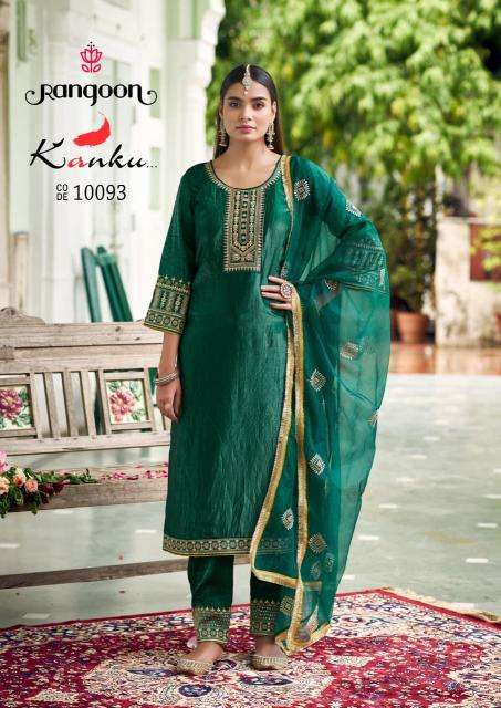 Rangoon kanku kurti wholesale manufacturer in surat